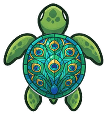 Peacock Tide shell skin
